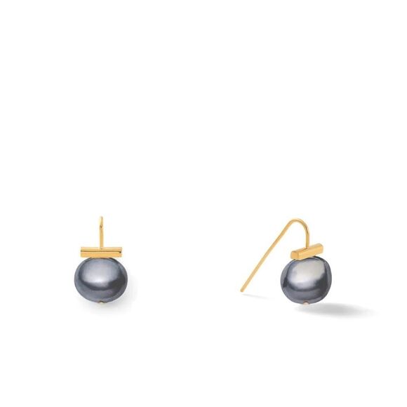 Camila Coelho 14K Gold Plated Mother of Pearl Drop Earrings - Picture 3 of 10